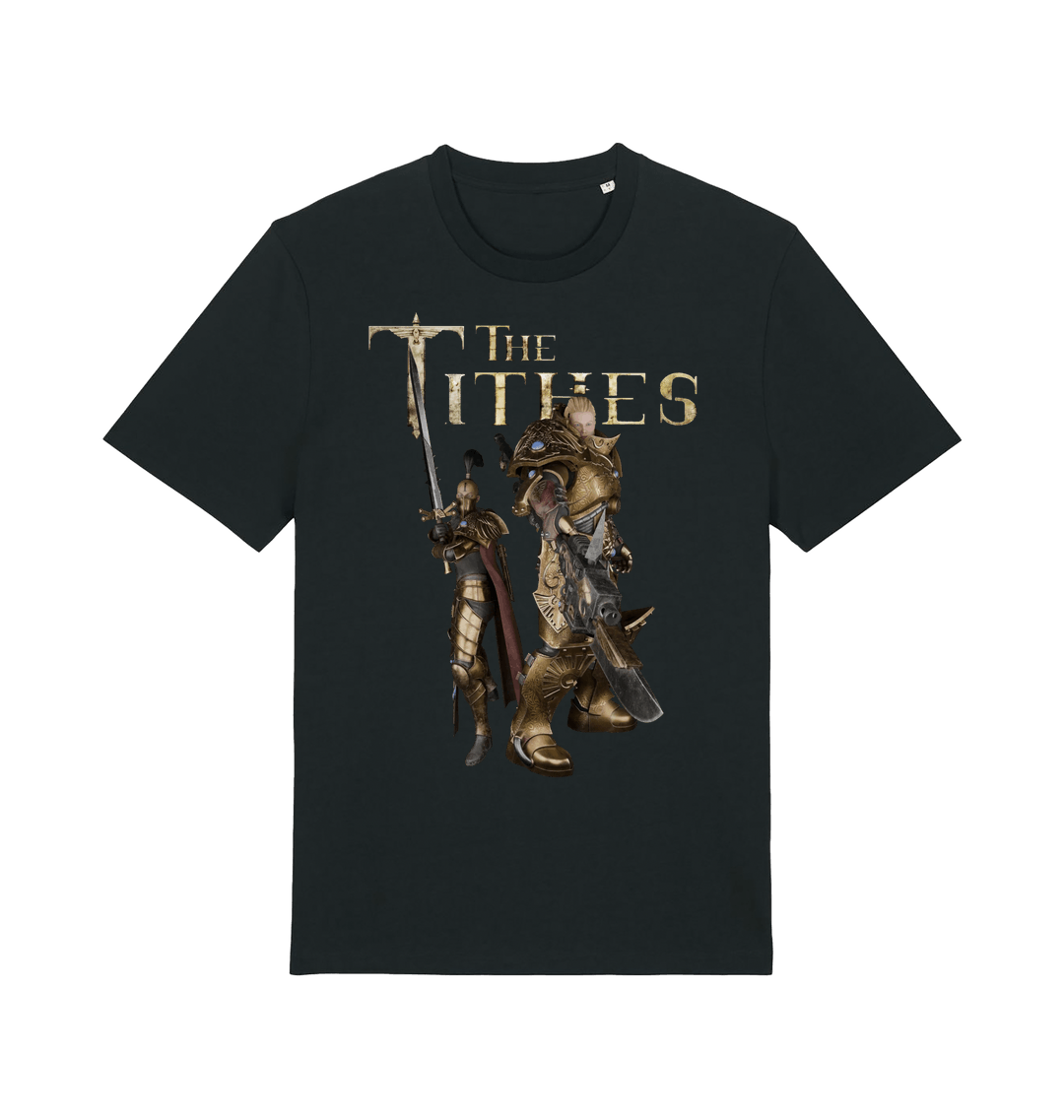 Black Printed T-shirt Front